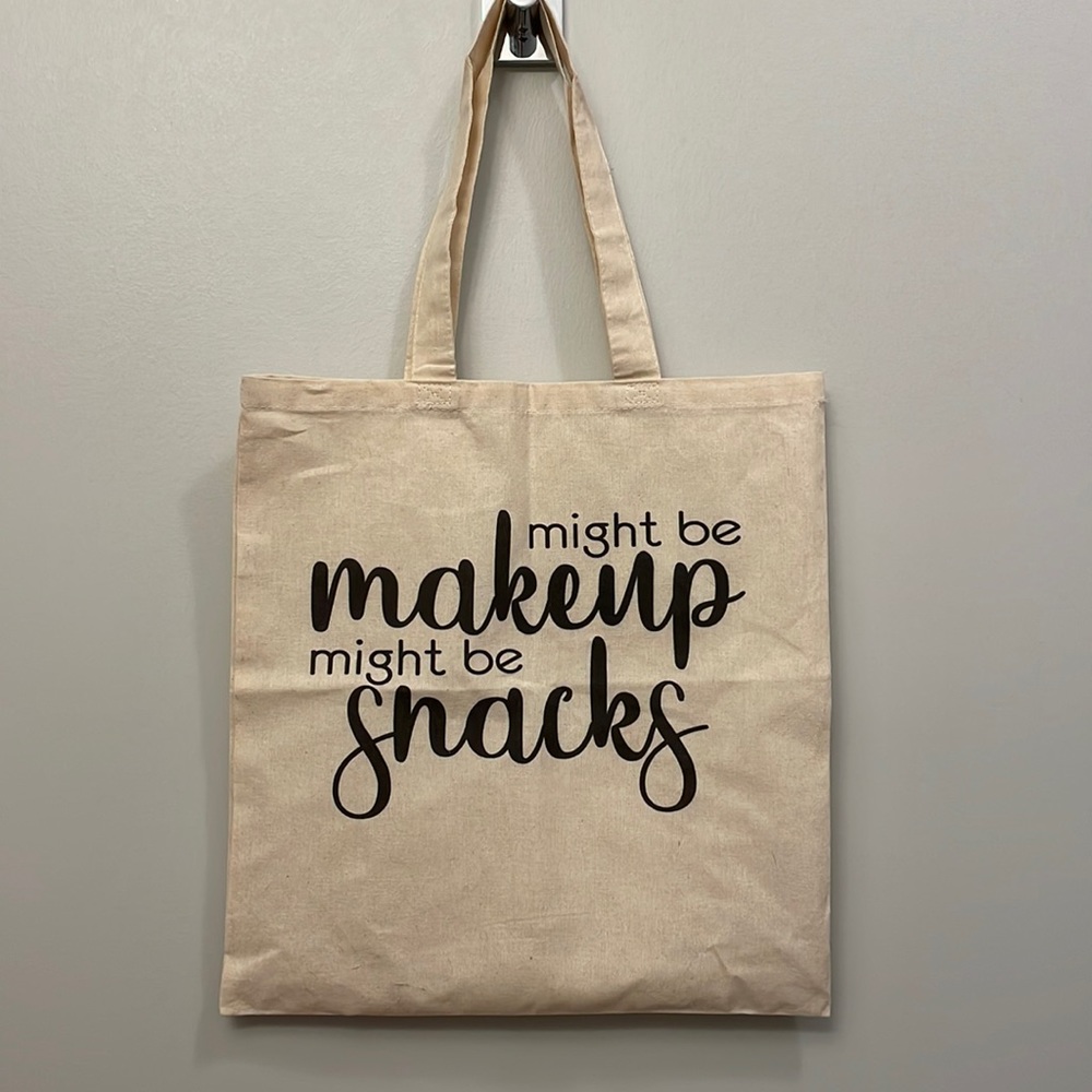 Makeup or Snacks Tote Bag